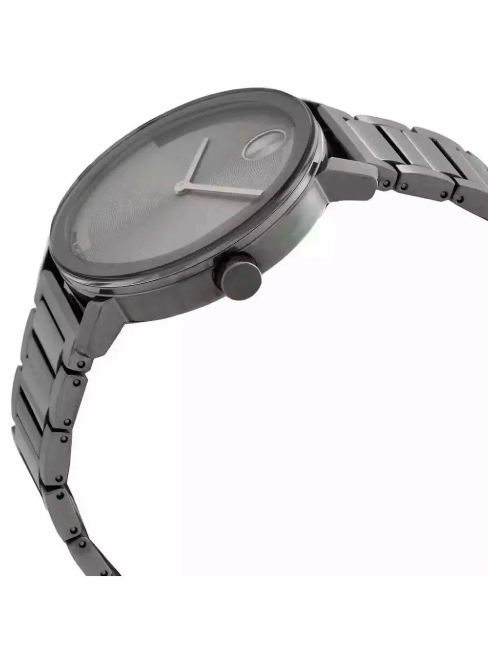 New Movado Bold Evolution Men’s Gray Dial PVD Finish Watch 3601096